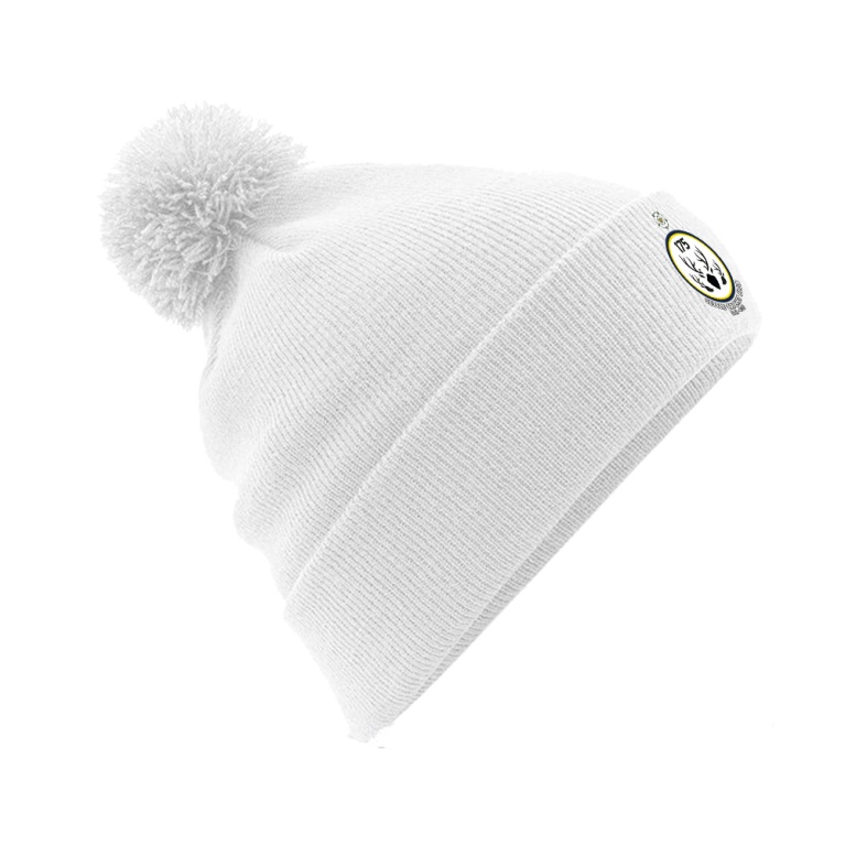 Original Pom Pom Beanie : White
